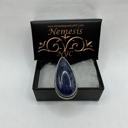 Vintage Blue Lapis Lazuli Cocktail Ring