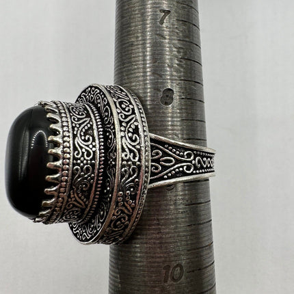 Vintage Black Onyx Ring Band