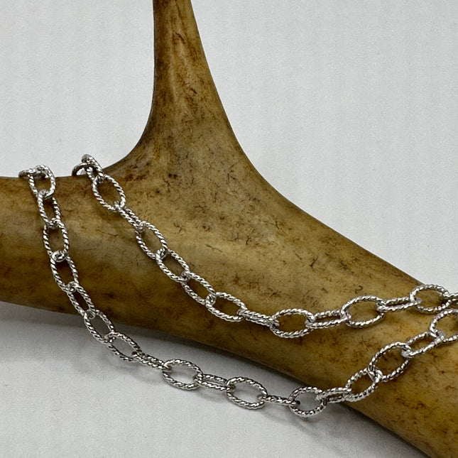 Vintage Chain Sterling Silver Necklace