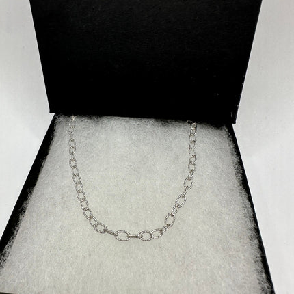 Vintage Chain Sterling Silver Necklace