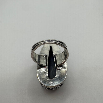 Vintage Blue Lapis Lazuli Cocktail Ring