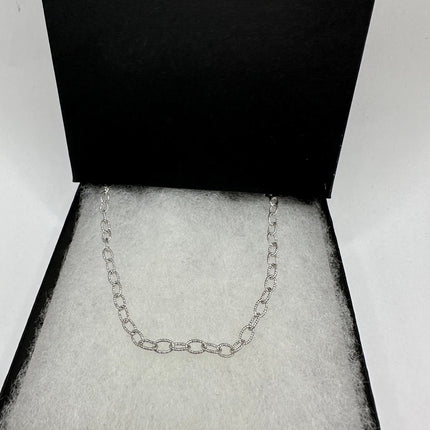 Vintage Chain Sterling Silver Necklace