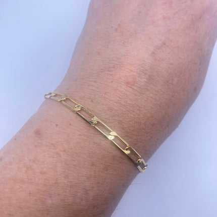 Vintage Look Gold Chain Stacking Layered Bracelets Anklets