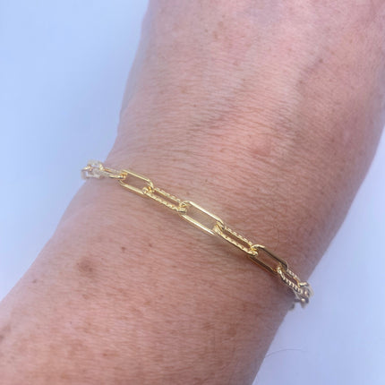 Vintage Look Gold Chain Stacking Layered Bracelets Anklets