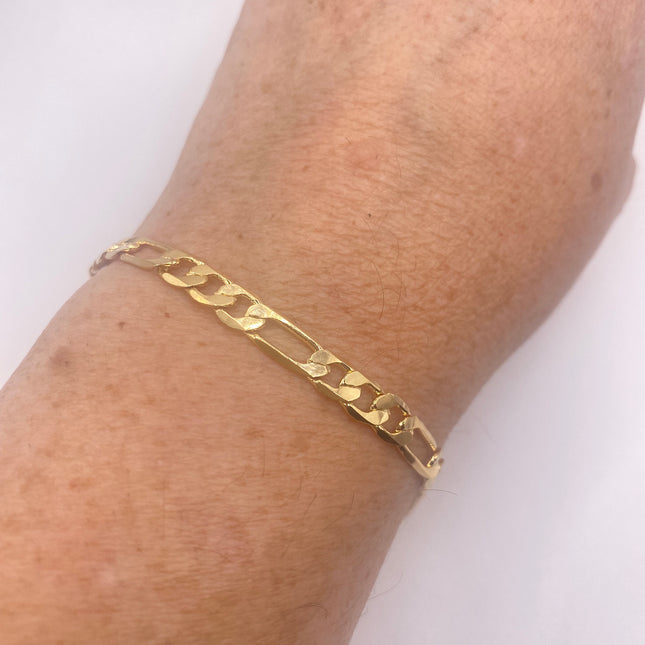 Vintage Look Gold Chain Stacking Layered Bracelets Anklets