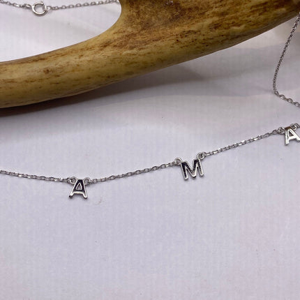 Minimalist Dainty "Mama" Necklace | 925 Sterling Silver Jewelry