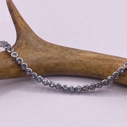 Vintage Silver Tennis Bracelet