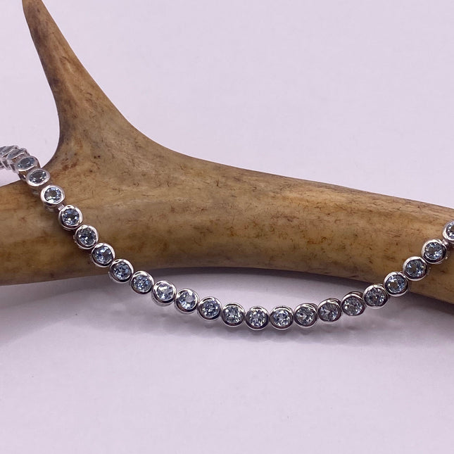 Vintage Silver Tennis Bracelet