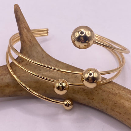 Vintage Modern Gold Ring| 9k Gold Filled Band | Unique Gift Statement Bracelet