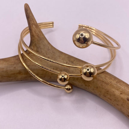 Vintage Modern Gold Ring| 9k Gold Filled Band | Unique Gift Statement Bracelet