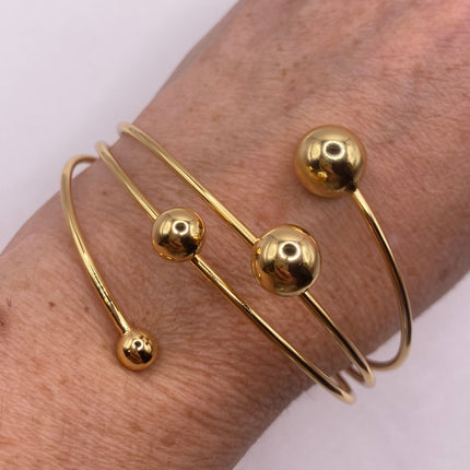 Vintage Modern Gold Ring| 9k Gold Filled Band | Unique Gift Statement Bracelet