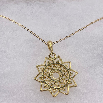 Vintage Gold Pendant Necklace | 9K GF Tiny Tree of Life Love Lucky Memory Charm Delicate Gold Chain | Everyday Stacking Wedding Prom Jewelry