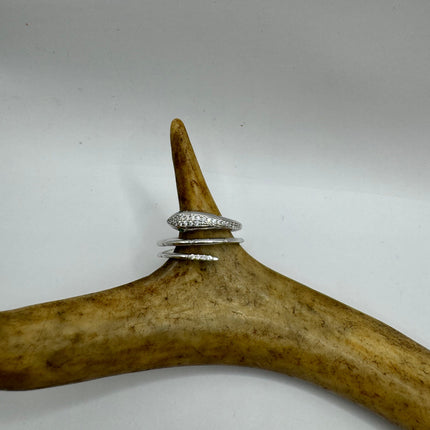 Vintage Tiny Silver Snake Ring | 925 Sterling Silver | Wedding Ring Thumb Band | Unique Serpent Ring | Free US Shipping!