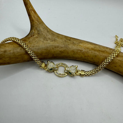 Vintage Silver Tennis Bracelet | Crystal Diamond Cubic Zirconia | 925 Sterling Silver