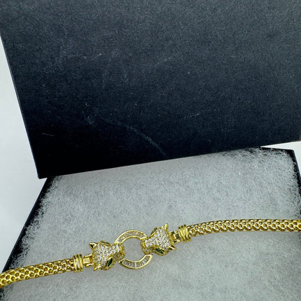 Vintage Silver Tennis Bracelet | Crystal Diamond Cubic Zirconia | 925 Sterling Silver