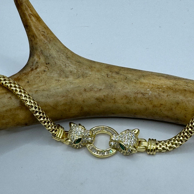 Vintage Silver Tennis Bracelet | Crystal Diamond Cubic Zirconia | 925 Sterling Silver