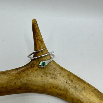 Vintage Snake Ring | 925 Sterling Silver Band | Unique Gift or Statement Serpent Ring