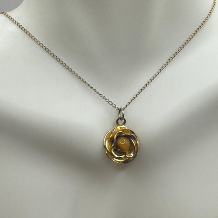 Vintage Tiny Gold Charm Necklace |Tigers Eye Gemstone Dainty Gold 925 Sterling Silver Chain Necklace | Minimalist Style Crystal