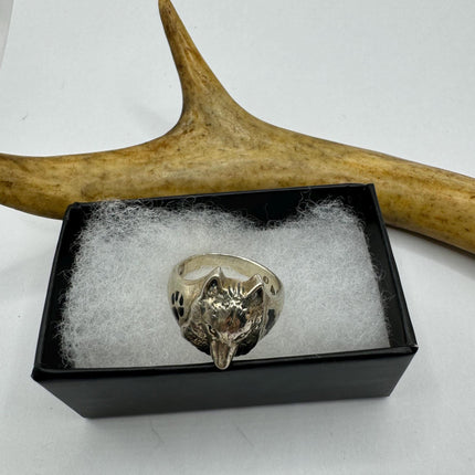 Vintage Tiny Silver Wolf Ring | 925 Sterling Silver - Unique Treasure - Free US Shipping!