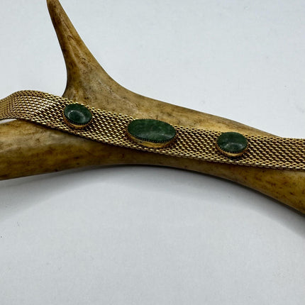 Vintage Green Gold 14k Gold Filled Bracelet - Minimal Everyday Layered Stacking - Dainty Simple Design