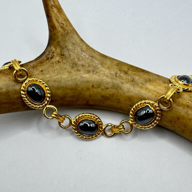Vintage Gold Green Austrian CrystalTennis Bracelet 14k Gold Filled Bezel Minimal Simple Stacking Layered Everyday Bracelet