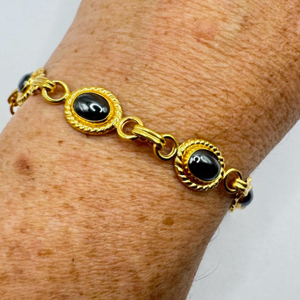 Vintage Gold Green Austrian CrystalTennis Bracelet 14k Gold Filled Bezel Minimal Simple Stacking Layered Everyday Bracelet
