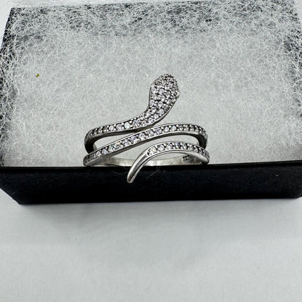 Snake Serpent Wedding Ring Thumb Band 925 sterling silver adjustable