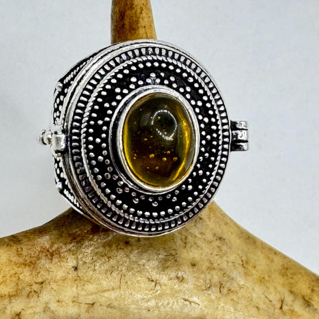 Vintage Silver Poison Ring