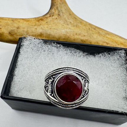 Vintage Silver Bronze Poison Ring