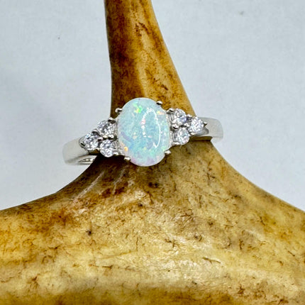 Vintage Tiny Gemstone Ring