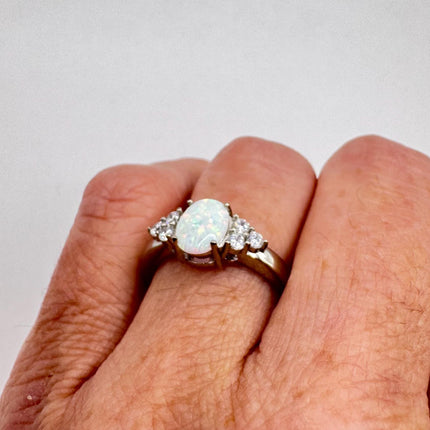 Vintage Tiny Gemstone Ring