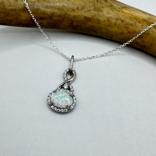 Vintage Silver Charm Necklace