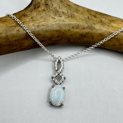 Vintage Silver Charm Necklace