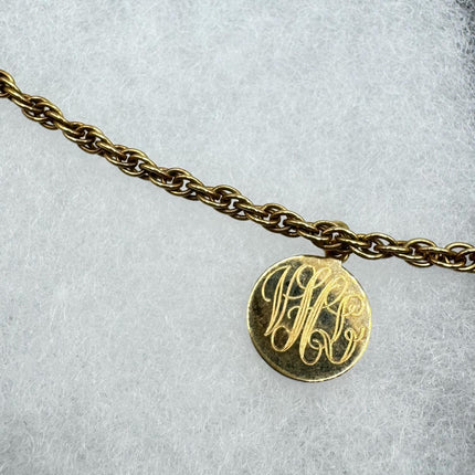 Vintage Gold Charm Bracelet