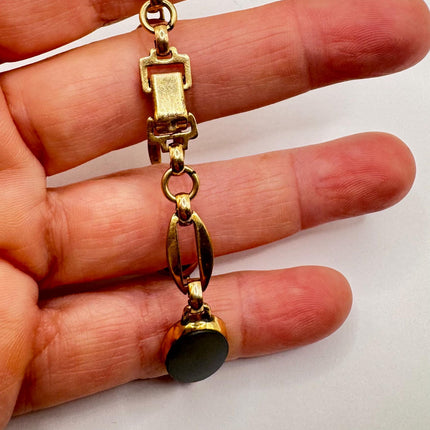 Vintage Green Jade 14k Gold Filled Bracelet - Minimal Everyday Layered Stacking - Dainty Simple Design