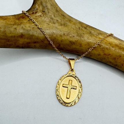 Vintage Gold Fishbone Necklace - Minimalist Everyday Jewelry Gold Filled Abstract Design