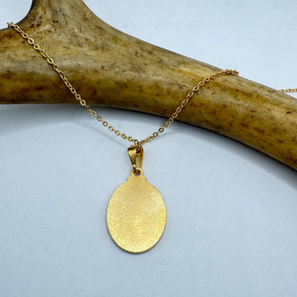 Vintage Gold Fishbone Necklace - Minimalist Everyday Jewelry Gold Filled Abstract Design