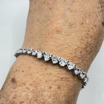 Vintage Silver Tennis Bracelet