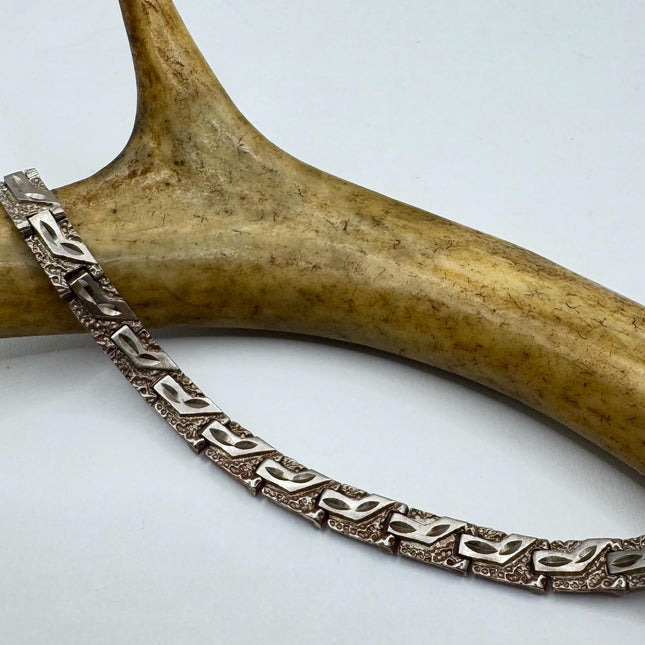 Vintage Mesh Bracelet 925 Sterling Silver