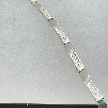 Vintage Mesh Bracelet 925 Sterling Silver