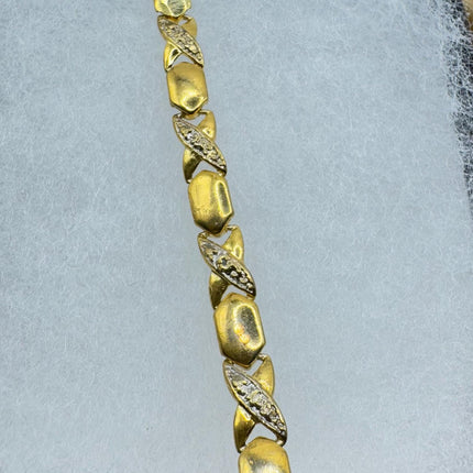 Vintage Gold Tennis Bracelet