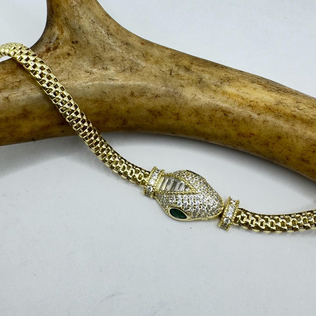 Vintage Snake Serpent Bracelet