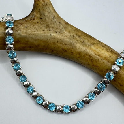 Vintage Silver Tennis Bracelet