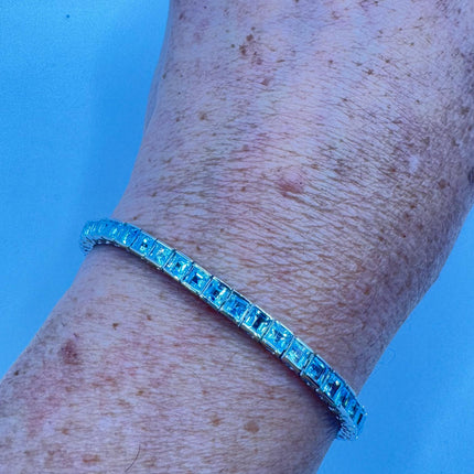 Vintage Silver Tennis Bracelet