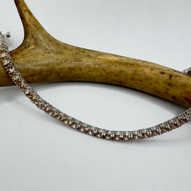 Vintage Silver Tennis Bracelet