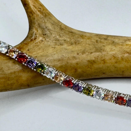 Vintage Silver Tennis Bracelet