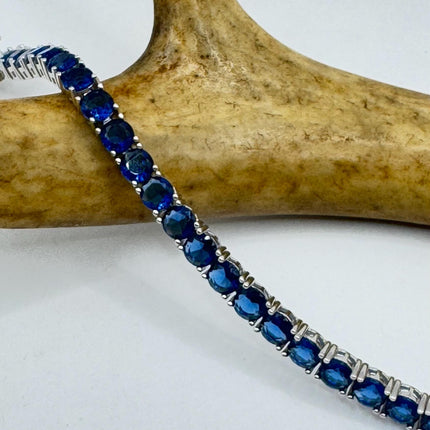 Vintage Silver Tennis Bracelet