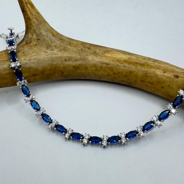 Vintage Silver Tennis Bracelet