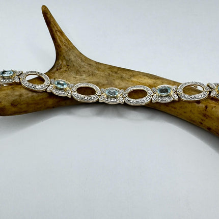 Vintage Silver Tennis Bracelet
