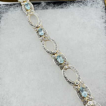 Vintage Silver Tennis Bracelet